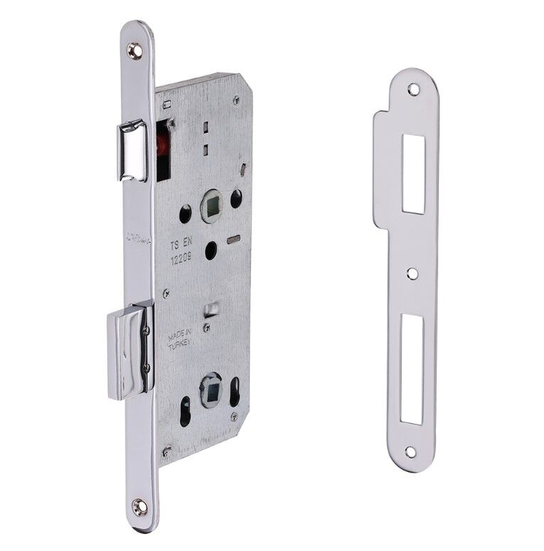 Gömme Kilit WC Tipi 45/18mm Krom Parlak