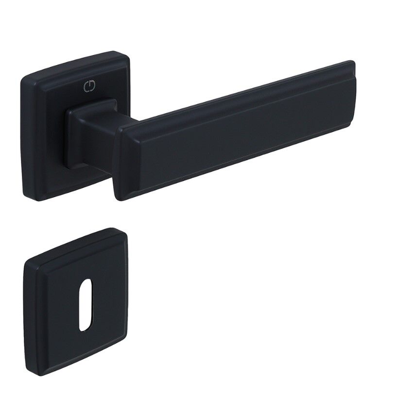 ROME Kapı Kolu Seti Oda Siyah Mat