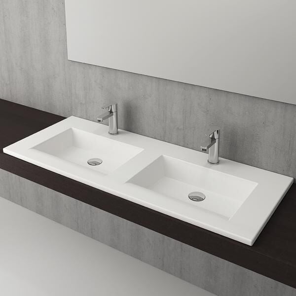 Hafele Banyo Lavabosu Tierra 120 1220x475mm Parlak Beyaz Renk