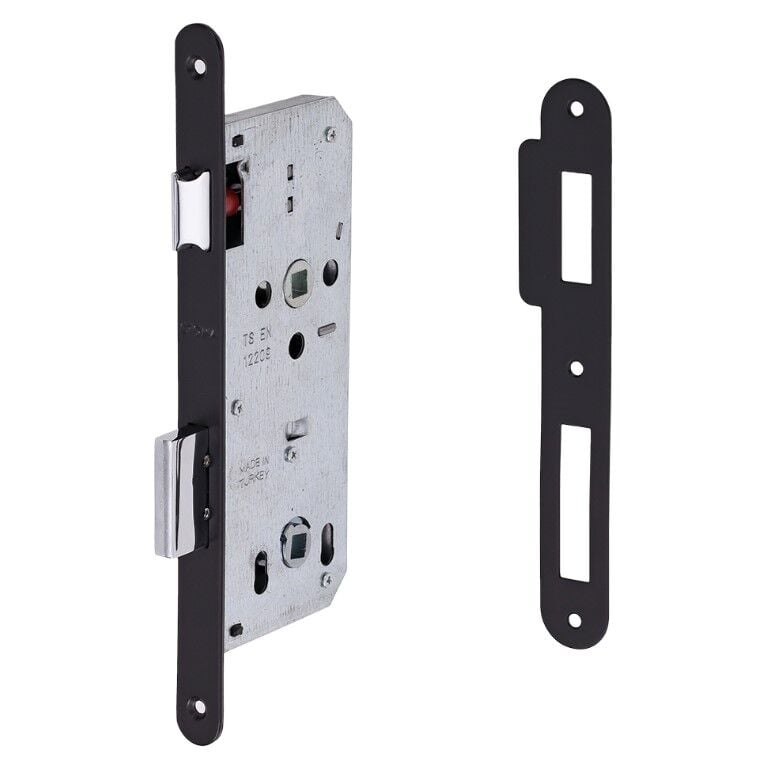 Gömme Kilit WC Tipi 45/18mm Siyah Mat