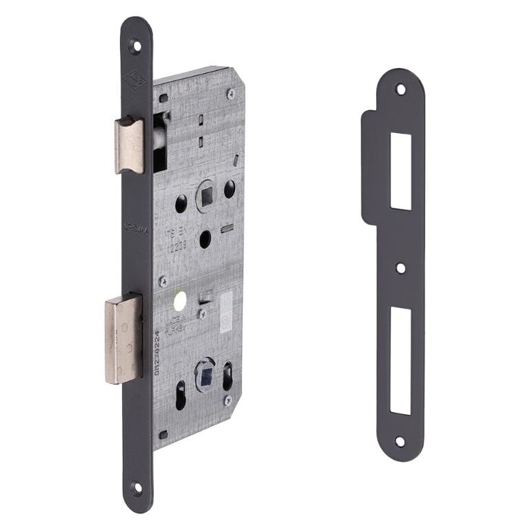 Gömme Kilit WC Tipi 45/18mm Antrasit Mat