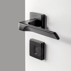 Hafele Kapı Kolu Seti İstanbul Barelli Mat Siyah