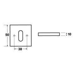 Hafele Kapı Kolu Seti İstanbul Barelli Mat Paslanmaz Çelik