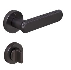 NOLA Kapı Kolu Seti WC Antrasit Satine