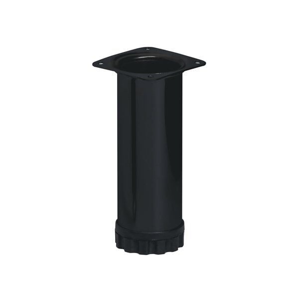 Hafele Mobilya Ayağı Dia 32 Ral9006 150mm Mat Siyah Renk