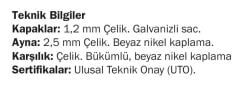 Kale 221 Sessiz Kilit Oda Siyah