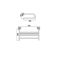 Hafele Raflı Havluluk, Siyah Renk