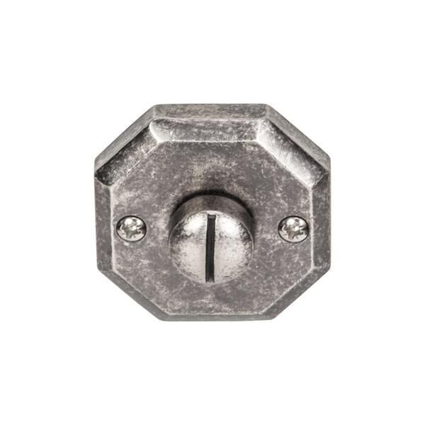Hafele Köşeli Wc Kapı Kolu Rozeti 52mm, Antik Gümüş Renk