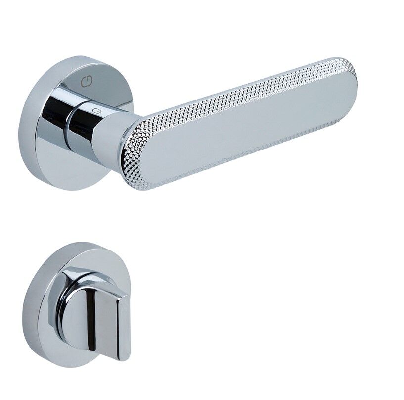 NOLA Kapı Kolu Seti WC Krom Parlak