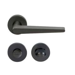 Hafele Kapı Kolu Seti Polly II WC Mat Siyah