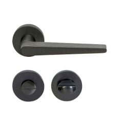 Hafele Kapı Kolu Seti Polly II WC Mat Siyah