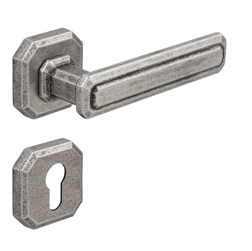 KING Kapı Kolu Seti Yale Antik Gümüş