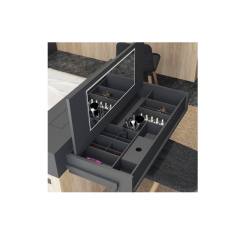 Hafele WOODY Çekmece düzen.276x478x110mm,siyah