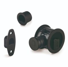 Kayar Kapı Kilit Seti Anahtarlı Siyah Mat