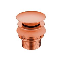 Hafele Pop Up Bas Aç Körüklü Lavabo Sifonu Parlak Rose