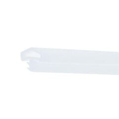 Hafele F03 Ortadan Basan Çatı Tipi Kapı Fitili 12mm, Şeffaf Renk 100 Metre