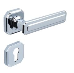 KING Kapı Kolu Seti Yale Krom Parlak