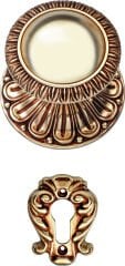 Ninfa Kapı Kolu French Gold