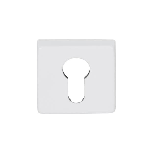 Hafele Kare Barelli Kapı Kolu Rozeti 50mm, Beyaz Renk