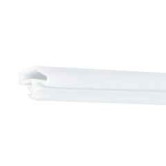 Hafele F05 Ortadan Basan Çatı Tipi Kapı Fitili 10mm, Mat Beyaz Renk 100 Metre