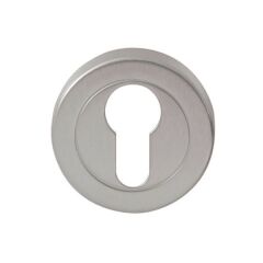 Hafele Yuvarlak Barelli Kapı Kolu Rozeti 52mm, Mat Nikel Renk