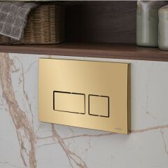 Hafele Gömme Rezervuar Kumanda Paneli Parlak Altın