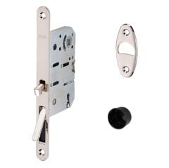 Kayar Kapı Kilidi WC Nikel