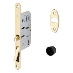 Kayar Kapı Kilidi WC Pirinç Parlak