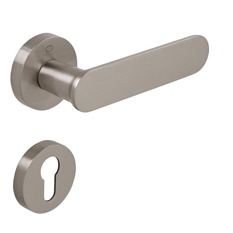 OVA Kapı Kolu Seti Yale Inox Parlak