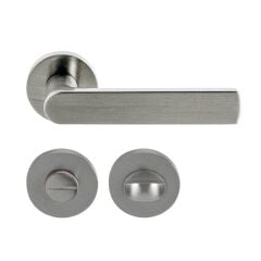 Hafele Kapı Kolu Seti Merit II Kol Seti WC Mat Nikel (50 Adet)