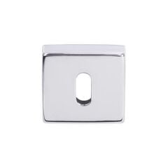 Hafele Kare Oda Kapı Kolu Rozeti 50mm, Parlak Krom Renk