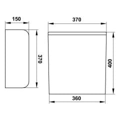 Hafele Yerden Klozet Arena Floor R Parlak Beyaz Renk