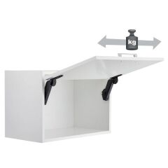 Hafele Space 1.11 Model D Beyaz/Nikel (25 Set)