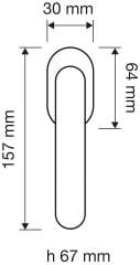 Aria Pencere Kolu Patine Mat