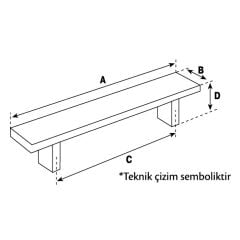 Hafele Mobilya Kulpu Spida 128mm Antik Gümüş
