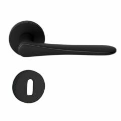 Hafele Kapı Kolu Seti Yana Oda (Cb) Mat Siyah