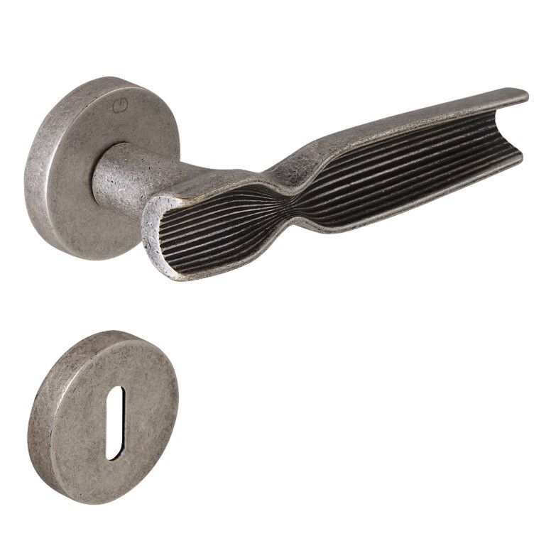 VIVA Kapı Kolu Seti Oda Antik Gümüş