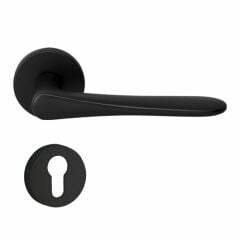 Hafele Kapı Kolu Seti Yana Barelli (Pc) Mat Siyah