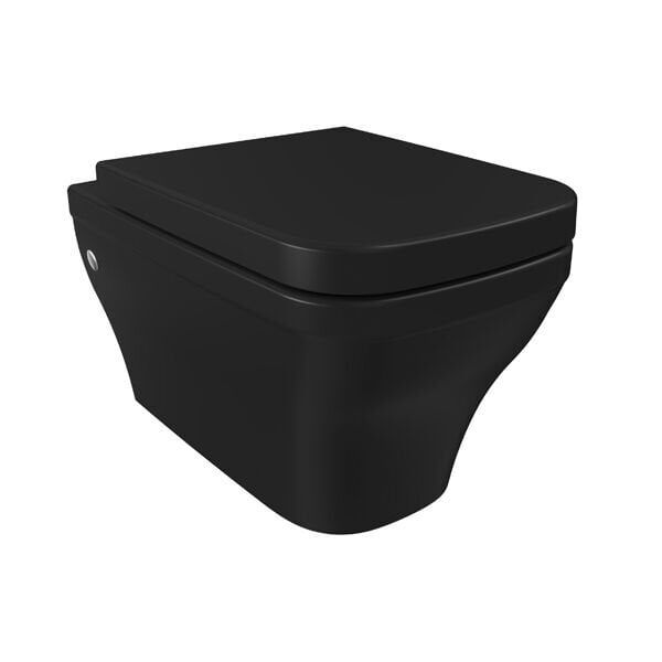 Hafele Asma Klozet Arena Wall S54 Mat Siyah Renk