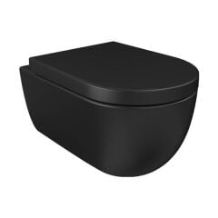 Hafele Asma Klozet Arena Wall R54 Mat Siyah Renk