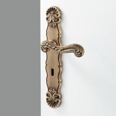 Hafele Kapı Kolu Seti Victoria WC Antik Bronz