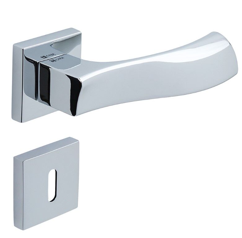 LIVA Kapı Kolu Seti Oda Krom Parlak