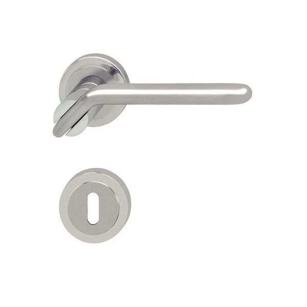 Hafele Kapı Kolu Seti Lia WC Mat ve Parlak Krom