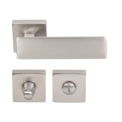 Hafele Kapı Kolu Seti Spring WC Mat Nikel