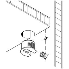 Hafele Rafix20 Gövde 16mm Beyaz (1000 Adet)