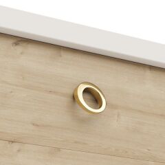 Hafele Düğme Kulp Tondo Jr. Parlak Pirinç