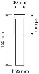 Giro Pencere Kolu Krom Mat