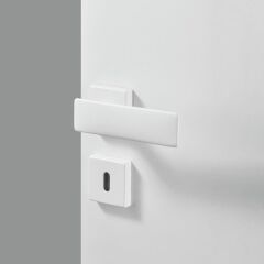 Hafele Kapı Kolu Seti Spring Oda Mat Beyaz