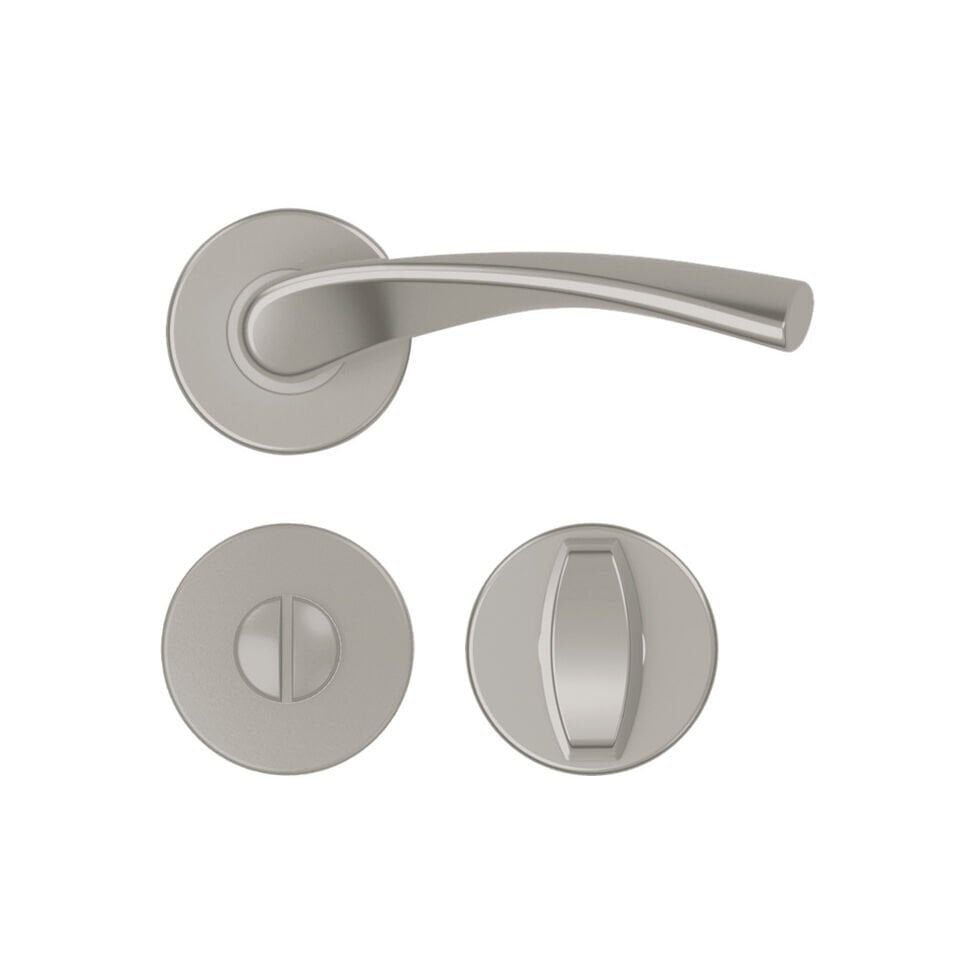 Hafele PIENA Kol seti (WC) p. çelik mat