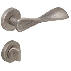 LAVI  Kapı Kolu Seti WC Antik Gümüş